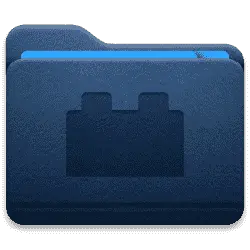 Folder Icon - blue - High Resolution PNG