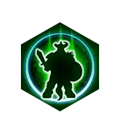 Green Light Warrior - silhouette - High Resolution PNG