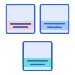 Colored Rectangles - design element - Lossless PNG