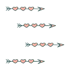 Heart Arrows - love - Transparent Layer PNG
