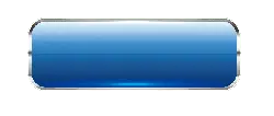 Blue Button - metal frame - High Resolution PNG