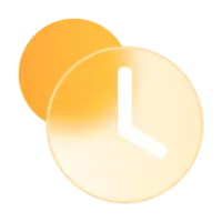 Clock Icon - reminder - time - Transparent Layer PNG