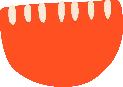 Watermelon - red - Curated PNG