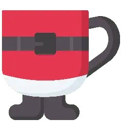 Santa Claus Cup - holiday - No Watermark PNG