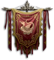 Dragon Banner - decorative - PNG