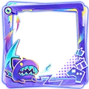 Purple Monster Card - monster - PNG