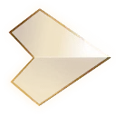 Gold Arrow - geometric shape - No Watermark PNG