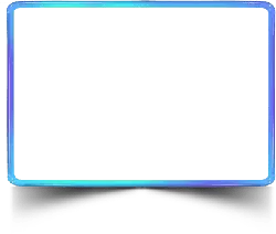 Blue Rectangular Frame - gradient - High Resolution PNG