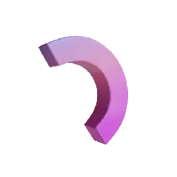 Purple Arc Pattern - gradient - Transparent Background PNG