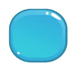Blue Button - icon - High Quality PNG