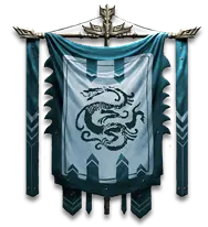 Dragon Banner - pattern - High Resolution PNG