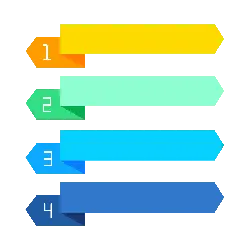 Yellow Arrow - visual element - No Watermark PNG