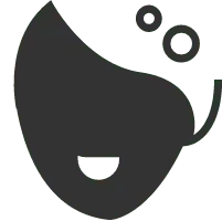 Smiling Fish - simple - High Resolution PNG
