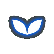 Blue Leaf Logo - logo - Transparent Background PNG