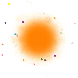 Sun Halo - orange - Transparent Layer PNG