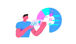 Person Analyzing Data - information - No Background PNG