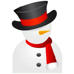Snowman - snowman - button - High Resolution PNG