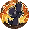Black Cat - hero - Transparent Background PNG
