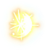 Moon - stars - night - Transparent Background PNG