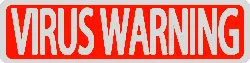 Virus Warning - red - PNG Images