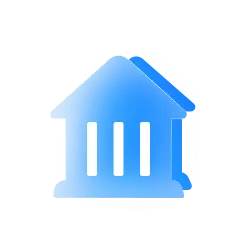 Blue Building Icon - graphic design - Lossless PNG