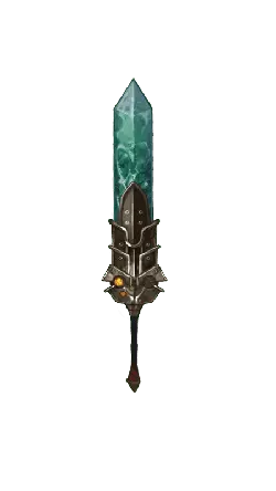 Emerald Blade - gemstone - Transparent Layer PNG