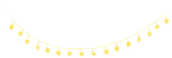 Gold Stars Decoration - holiday - Free Download PNG