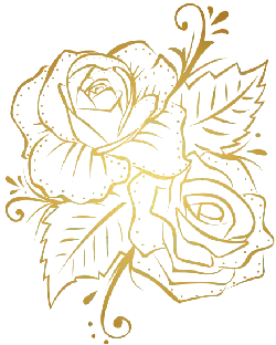 Gold Rose - flower - Lossless PNG