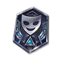 Mask Emblem - mysterious - Transparent Background PNG