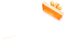 Gift Box - orange - box - High Resolution PNG