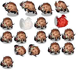 Piglet - red - cute - Transparent Layer PNG