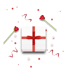 Gift Box - flowers - box - Lossless PNG
