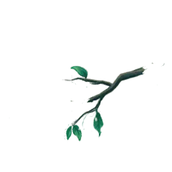 Branch - green - branch - Transparent Layer PNG