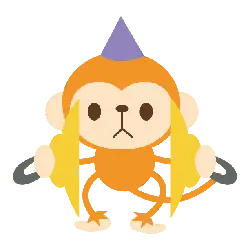 Party Hat Monkey - hat - High Resolution PNG