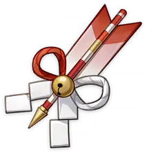 Red and White Pen and Scissors - office - High Resolution PNG
