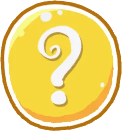 Question Mark Coin - game prop - No Background PNG