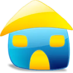 Blue House - PNG Images