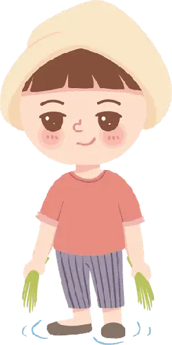 Cartoon Child with Hat - smile - High Resolution PNG