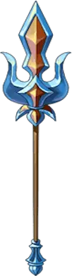 Trident - weapon - blue - Free Download PNG