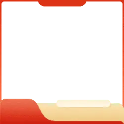 Red Folder - work - Curated PNG