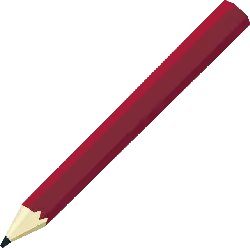 Red Pencil - study - Free Download PNG