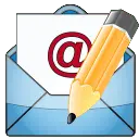 Envelope and Pencil - icon - High Resolution PNG