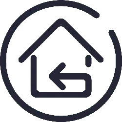House Icon - line - High Resolution PNG