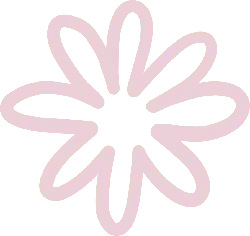 Pink Flower - line - Lossless PNG