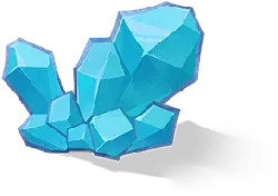 Blue Crystal Cluster - Fast Download PNG