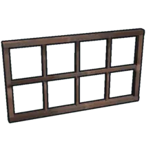 Wooden Window Frame - brown - No Watermark PNG
