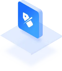 Blue Button - icon - High Download Count PNG