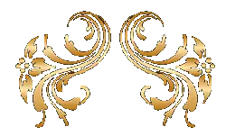 Gold Pattern - retro - No Background PNG