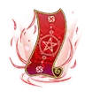Red Scroll - heart - Free Download PNG