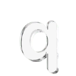 Letter Q - metal - PNG Images